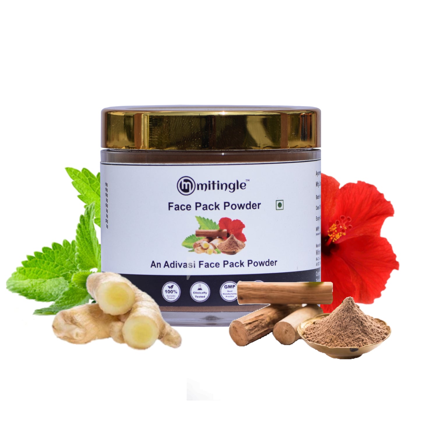 Mitingle Shalivatin Face Pack Powder, 50g